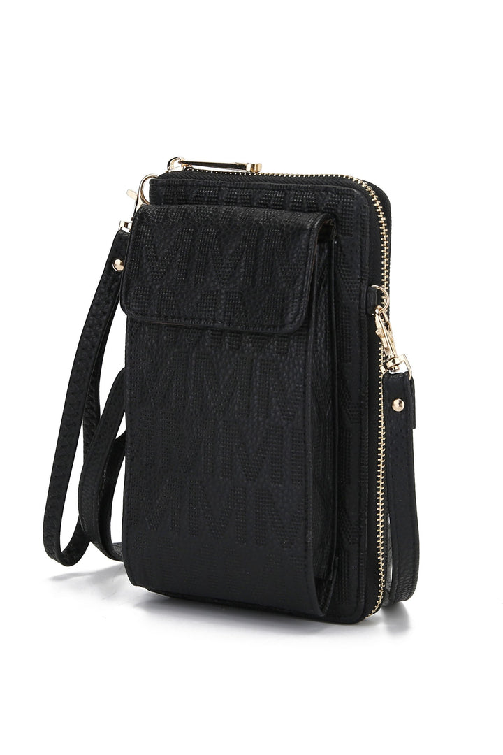 Chocolate Mfk Collection Caddy Phone Wallet Crossbody By Mia