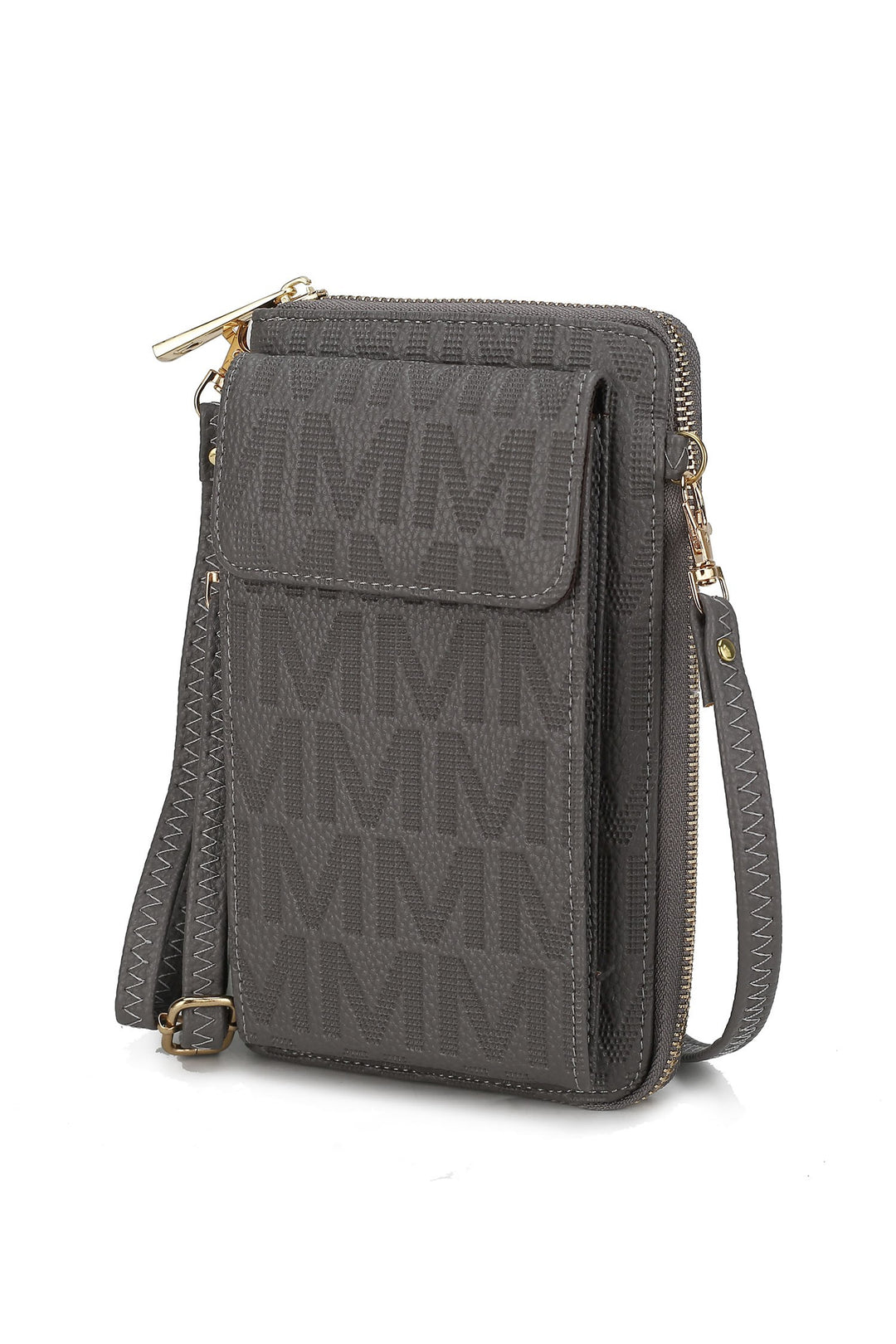 Navy Mfk Collection Caddy Phone Wallet Crossbody By Mia