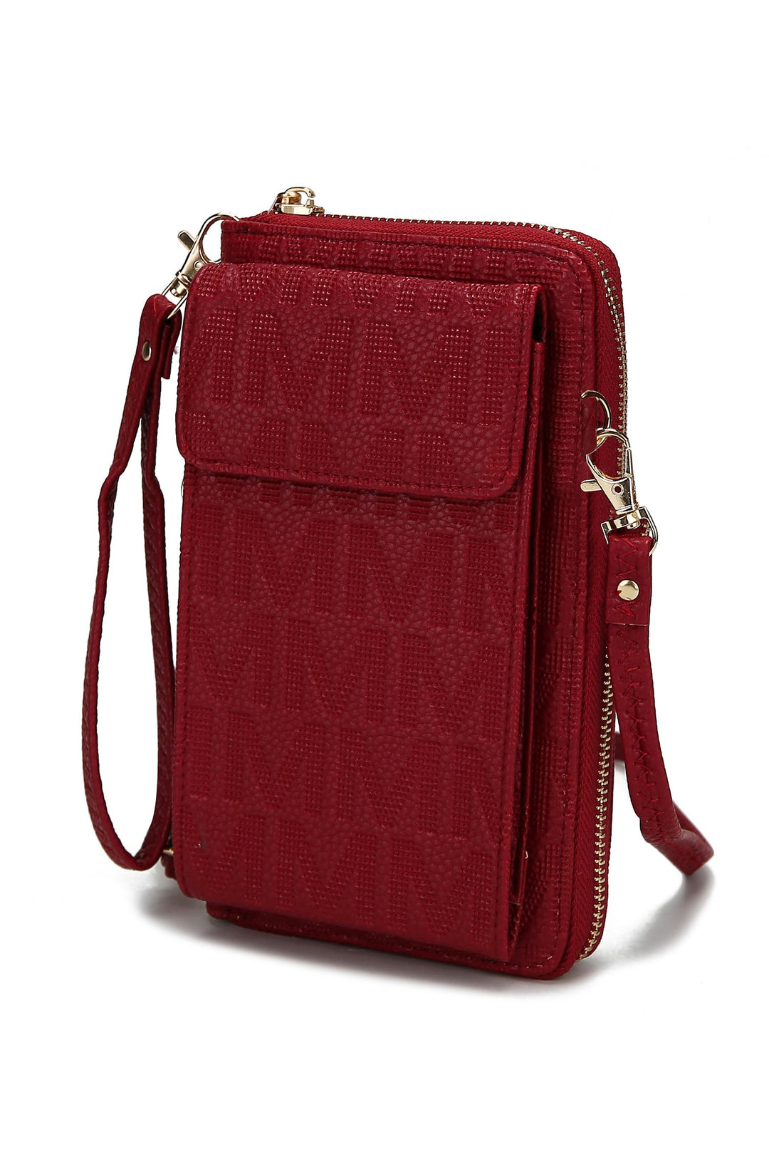 Tan Mfk Collection Caddy Phone Wallet Crossbody By Mia