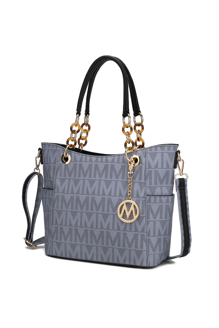 Purple Mkf Kissaten Milan M Signature Tote By Mia K