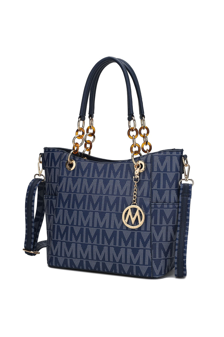 Red Mkf Kissaten Milan M Signature Tote By Mia K