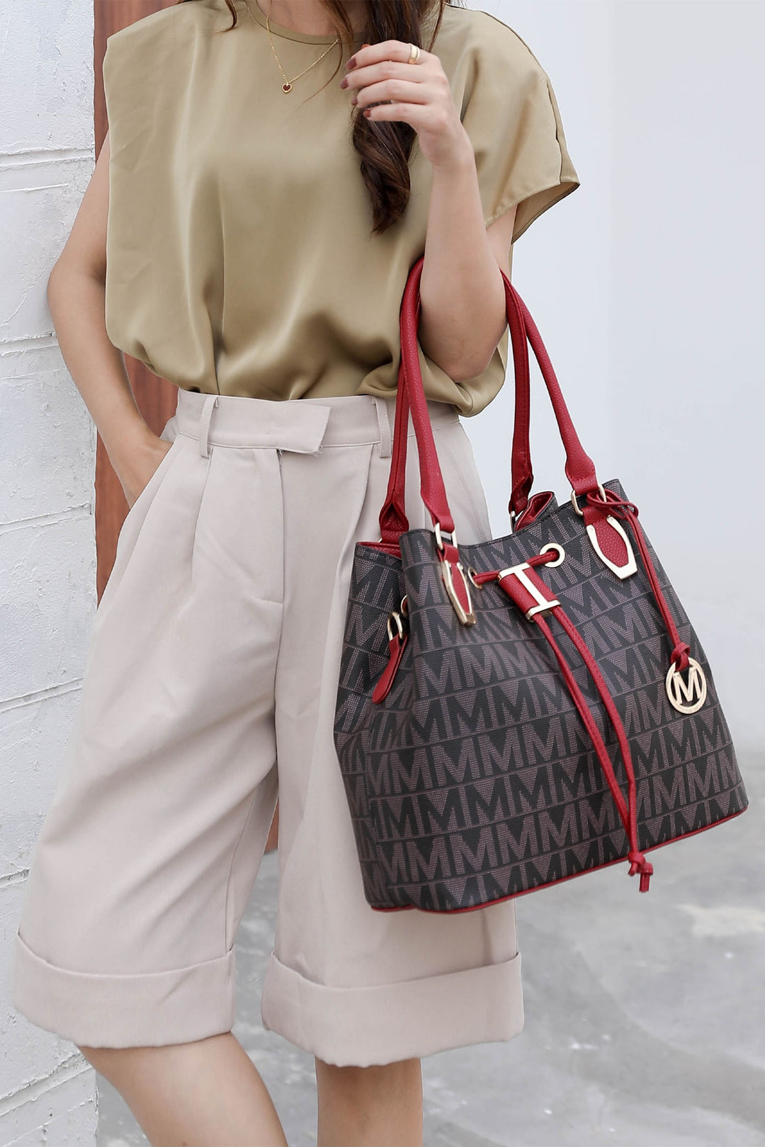 Beige Mkf Collection Jane Tote Bag By Mia K