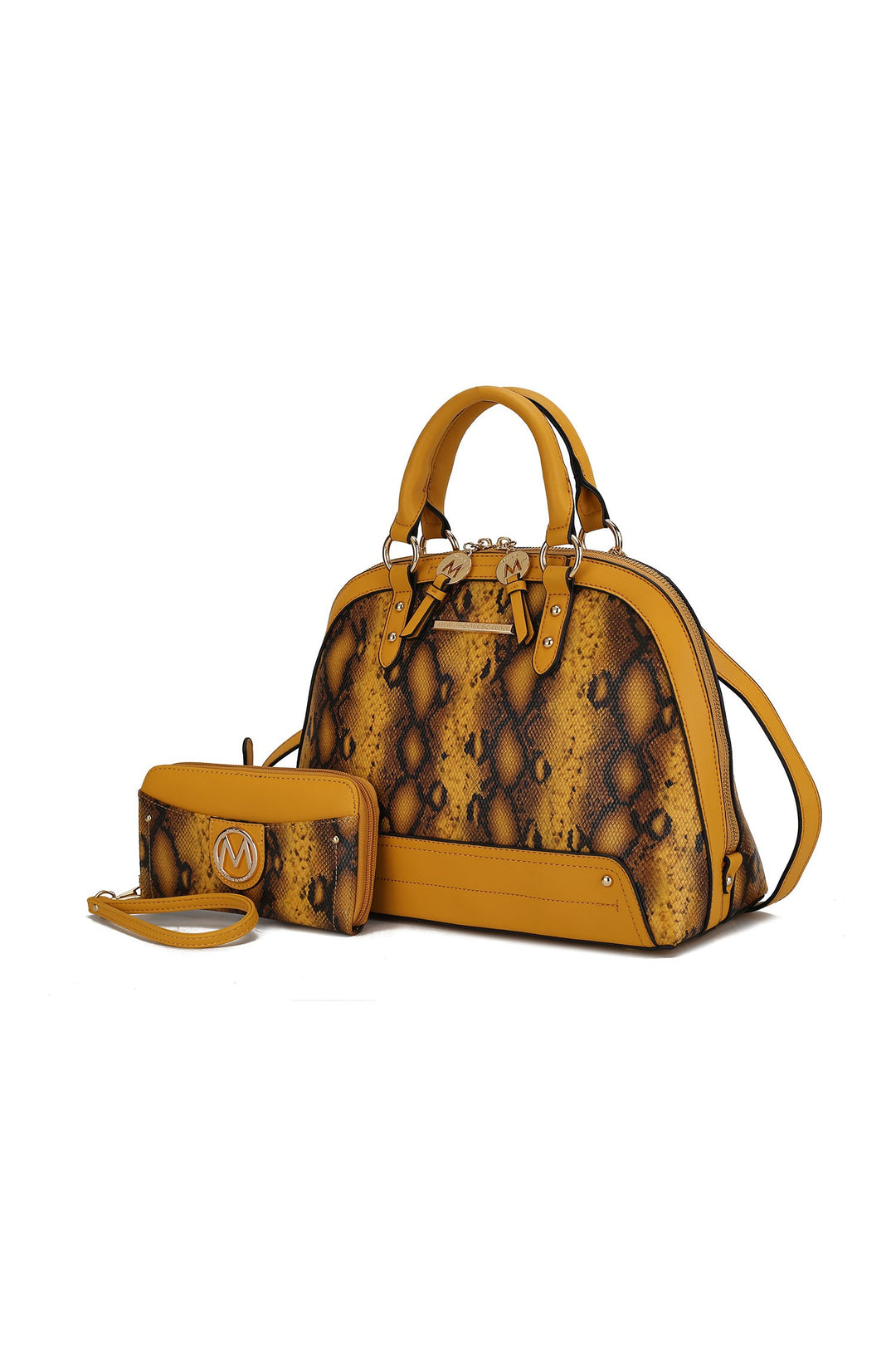 Mkf Collection Frida Satchel Bag And Wallet By Mia