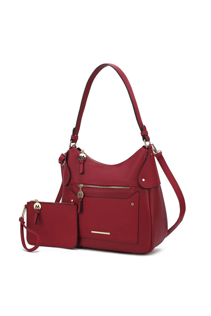Mkf Maeve Shoulder Bag With Wristlet By Mia K