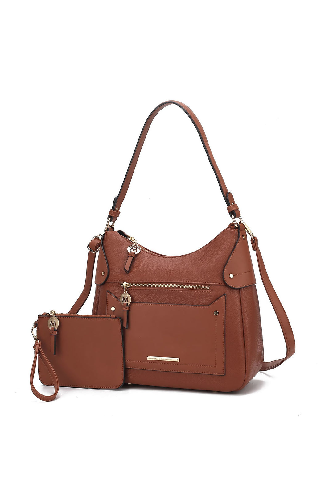Olive Mkf Maeve Shoulder Bag With Wristlet By Mia K