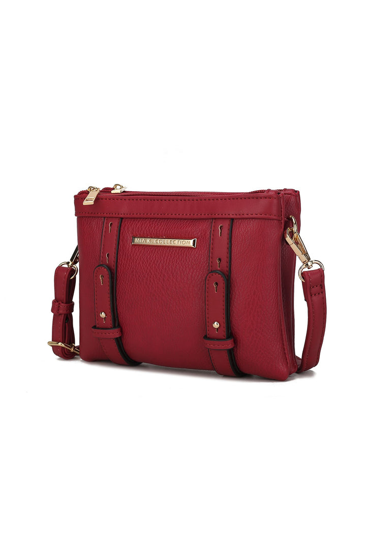 Taupe Mkf Elsie Multi Compartment Crossbody Bag By Mia K