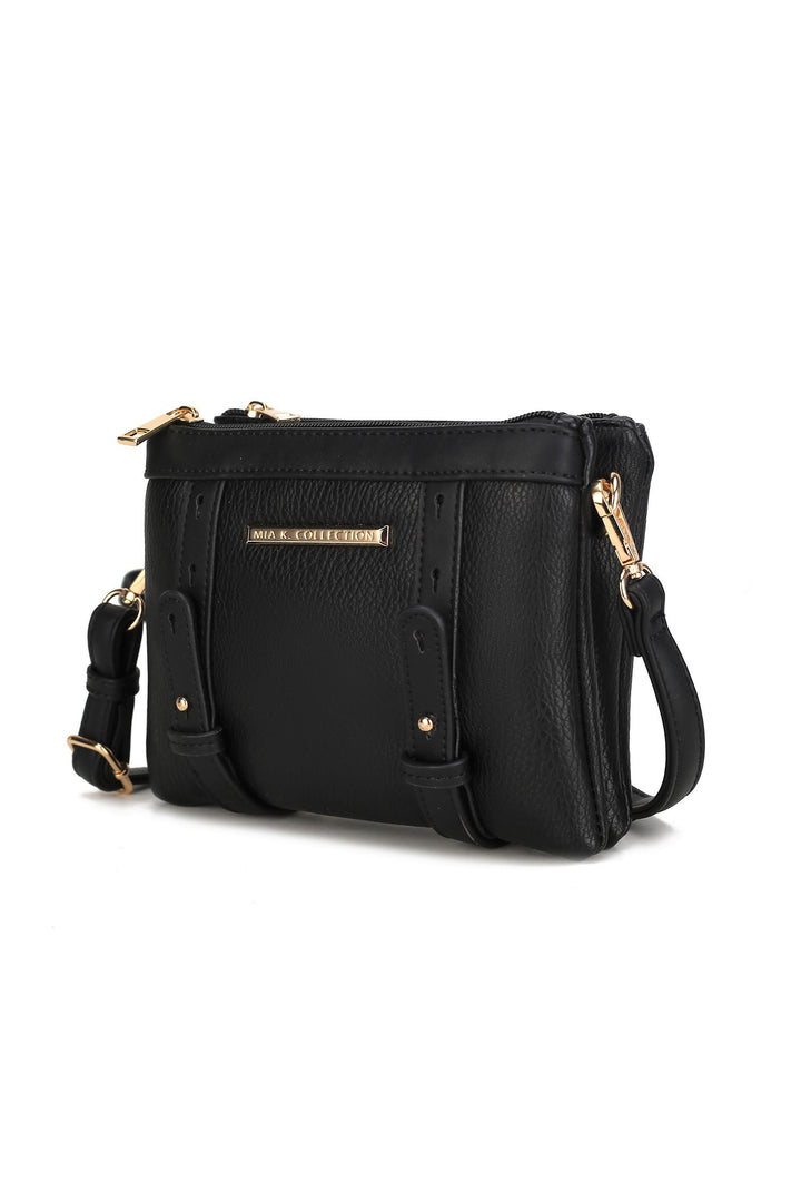 Blush Mkf Elsie Multi Compartment Crossbody Bag By Mia K