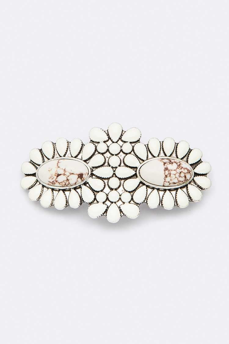 Stone Iconic Beret Hair Clip
