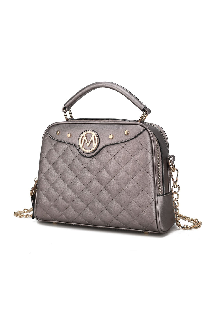 Seafoam Mkf Collection Samira Satchel Bag By Mia K