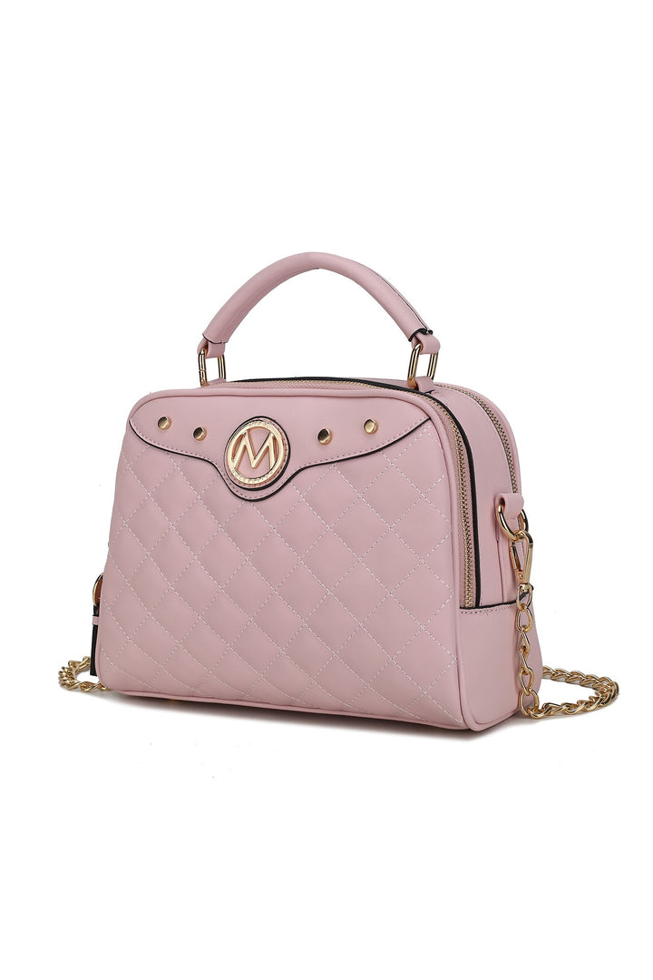 Red Mkf Collection Samira Satchel Bag By Mia K