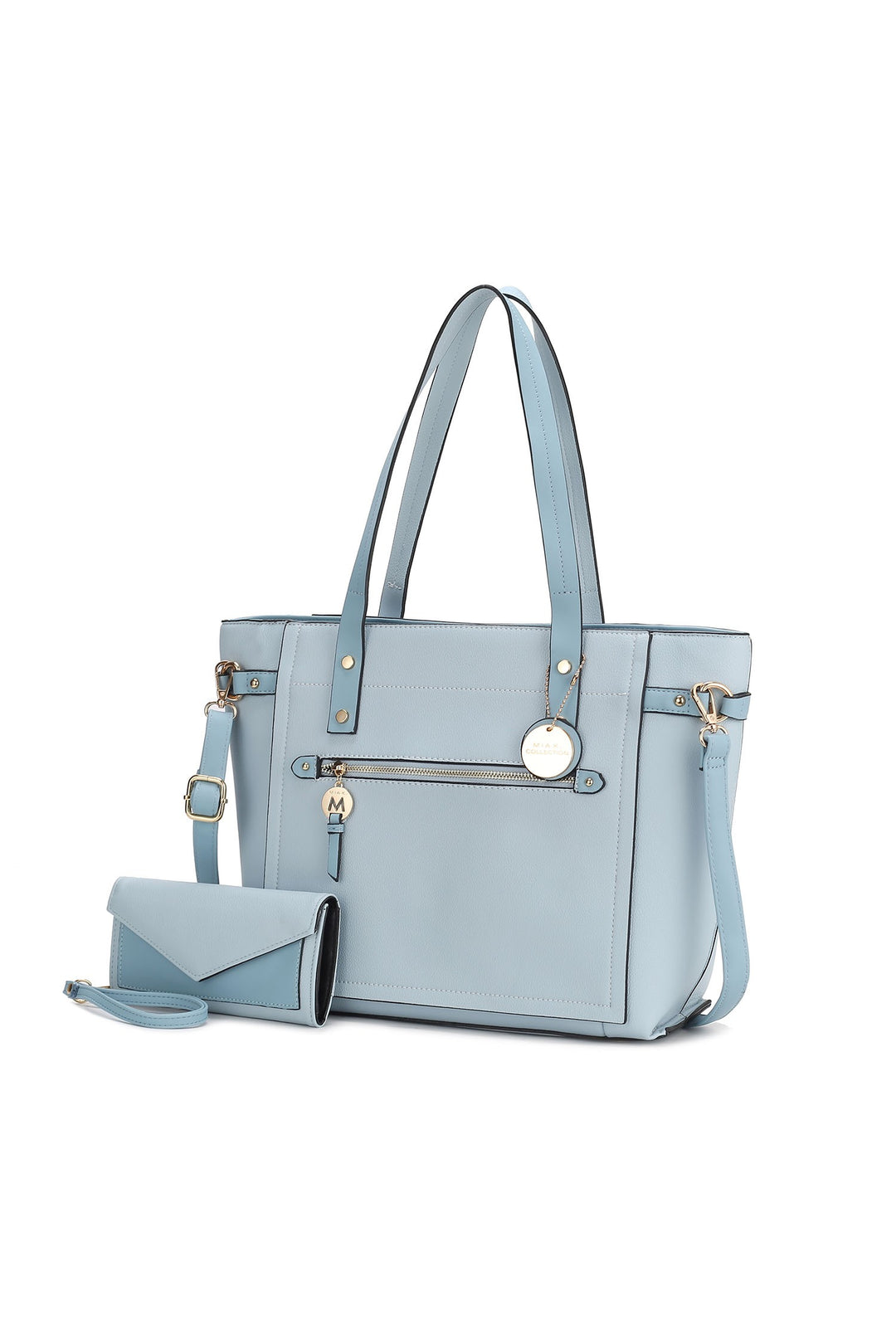 Cognac - Black Mkf Collection Andrys Tote Bag By Mia K
