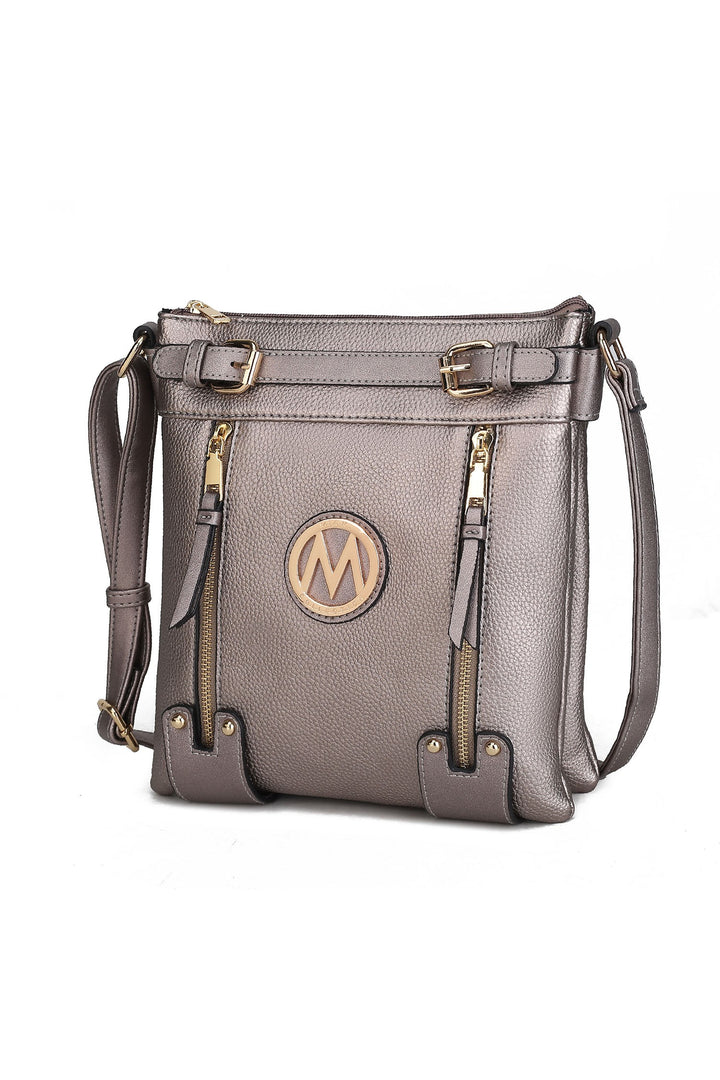 Taupe Mkf Collection Lilian Crossbody Bag By Mia K