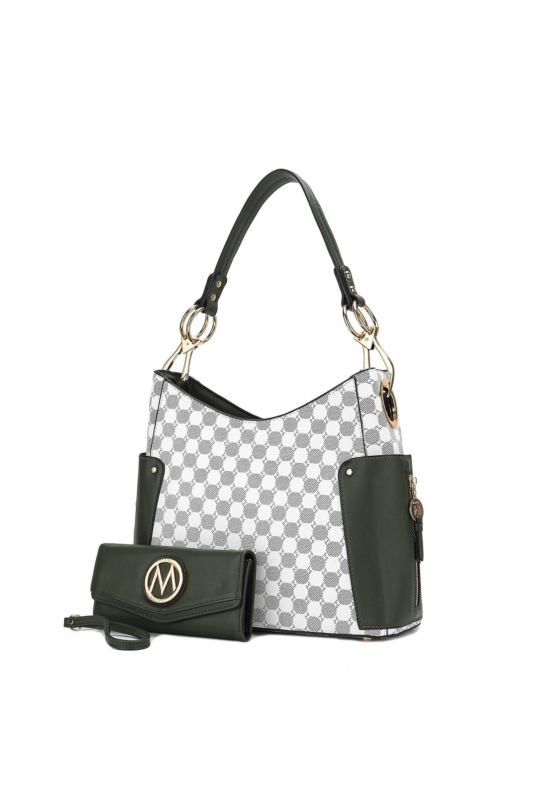 Mustard Mkf Penelope Circular Print Shoulder And Wallet