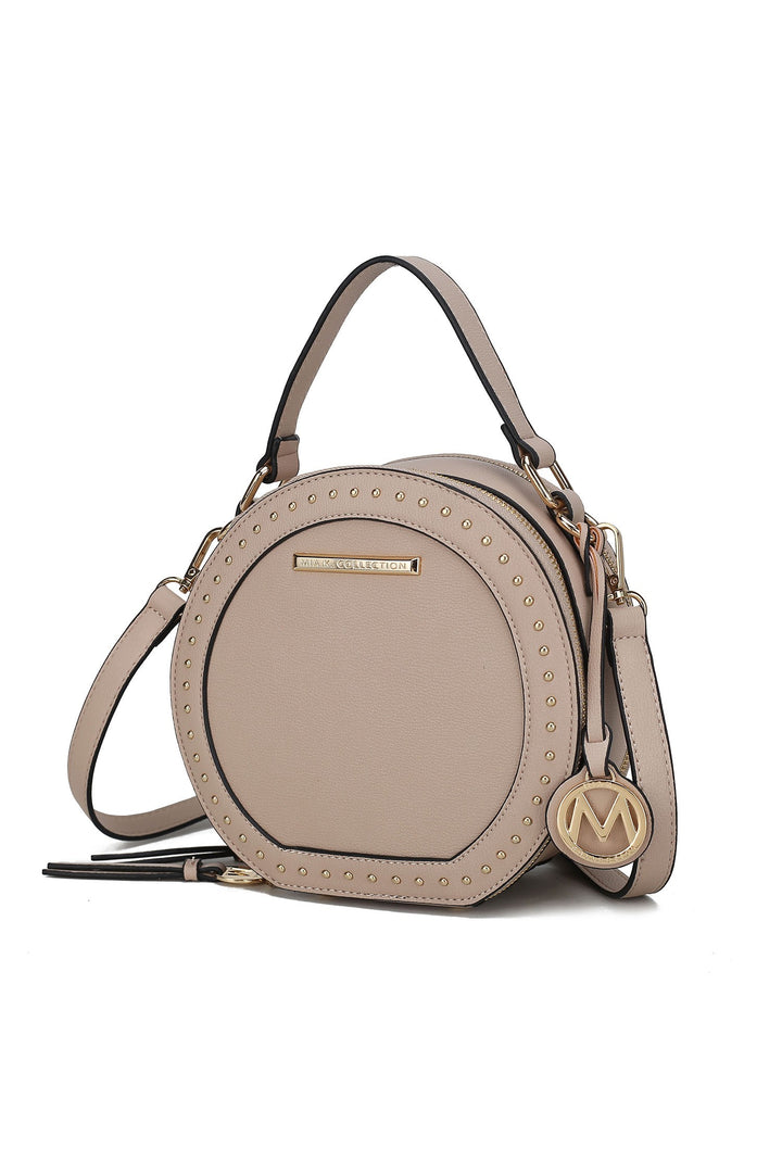 Cognac Mkf Lydie Multi Compartment Crossbody Bag By Mia K