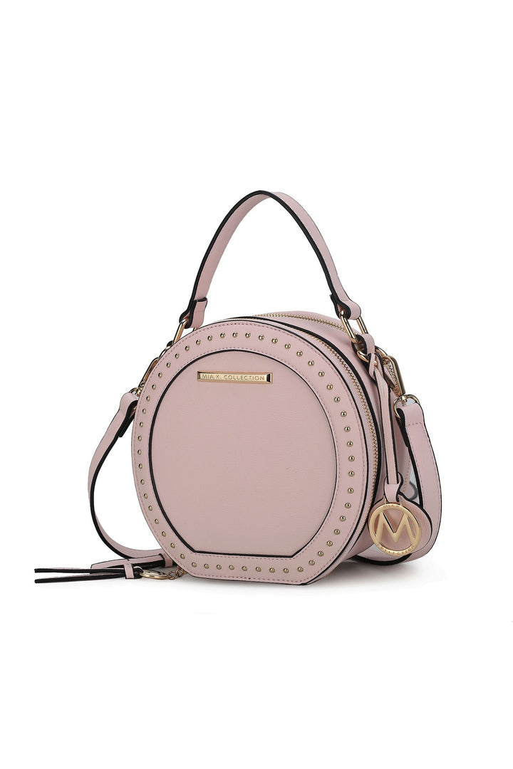 Rose Gold Mkf Lydie Multi Compartment Crossbody Bag By Mia K