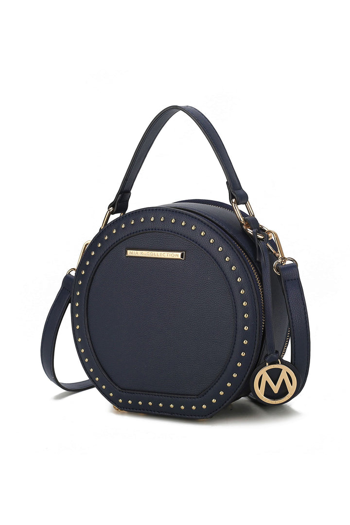 Silver Mkf Lydie Multi Compartment Crossbody Bag By Mia K