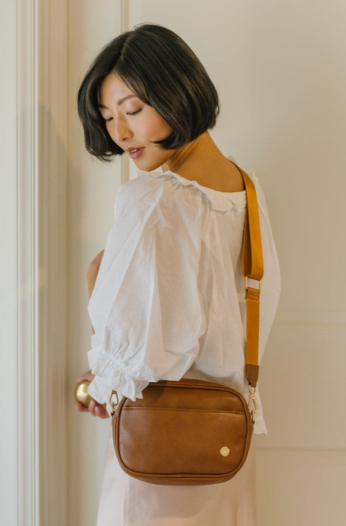 Russet Brown Frankie Crossbody Waist Belt Shoulder Bag