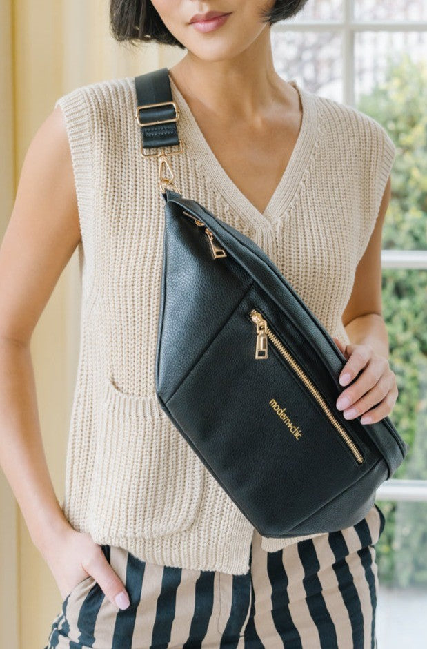 Camel Presley Oversized Sling Hobo Crossbody Bag