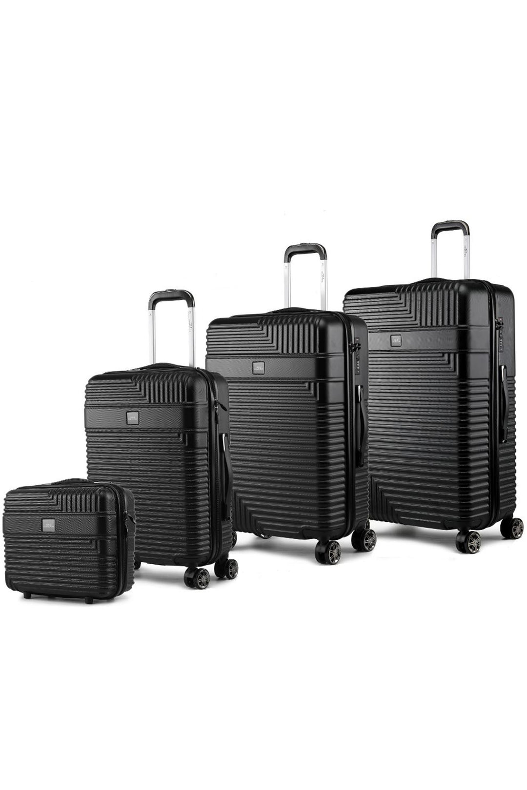 Navy Mkf Mykonos Luggage Set By Mia K 4 Pieces