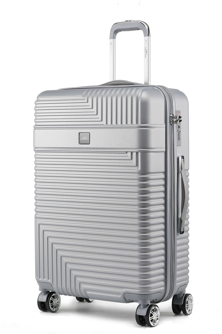 Silver Mkf Mykonos Large Check In Spinner By Mia K