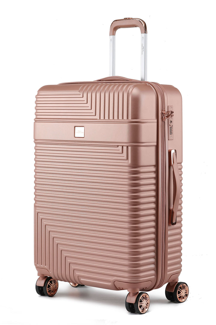 Navy Mkf Mykonos Large Check In Spinner By Mia K