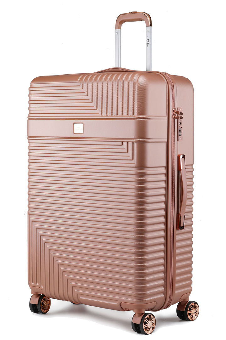 Mkf Mykonos Extra Large Check In Spinner By Mia K