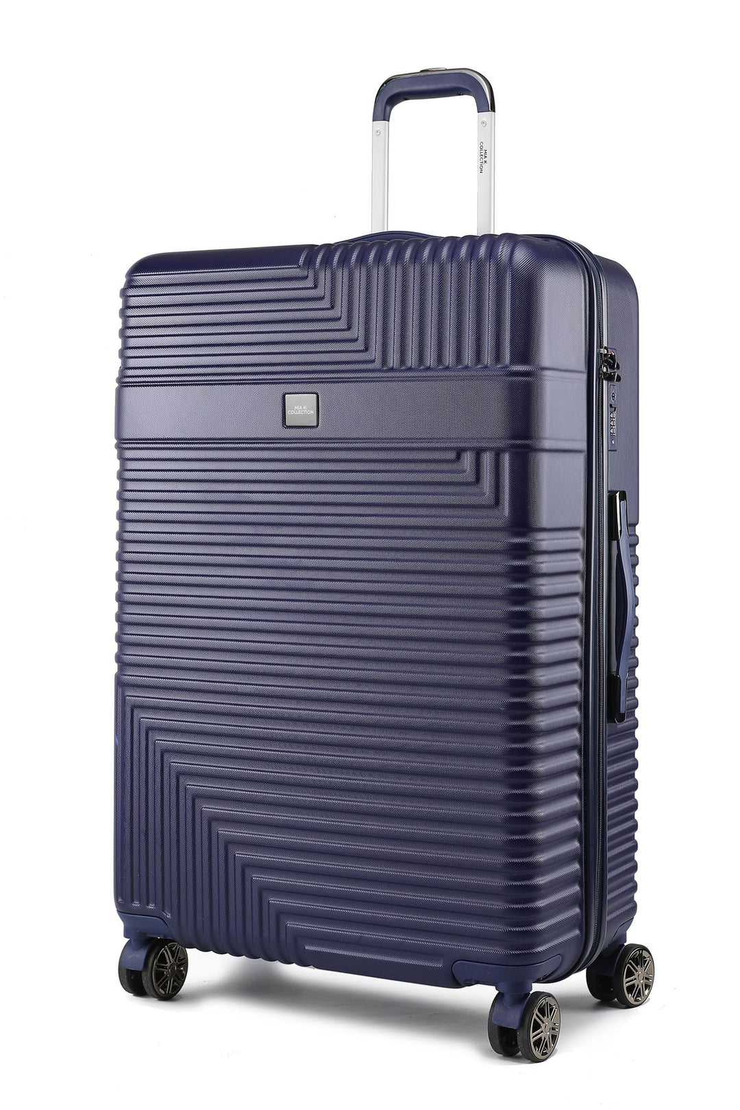 Silver Mkf Mykonos Extra Large Check In Spinner By Mia K