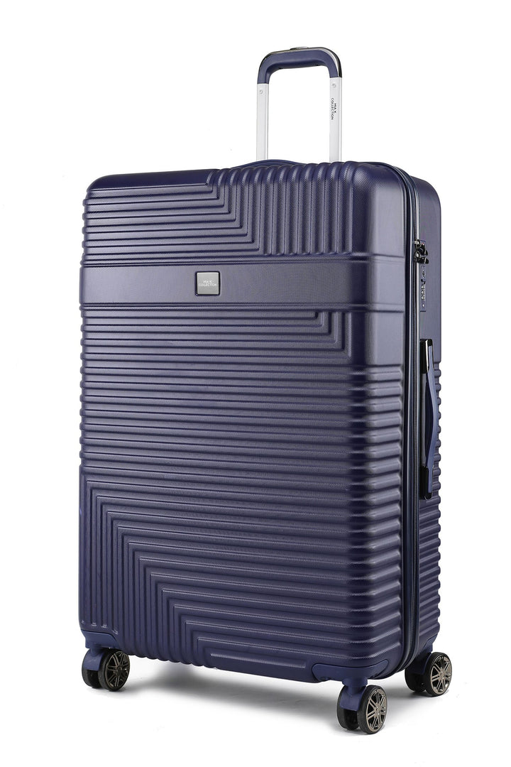 Silver Mkf Mykonos Extra Large Check In Spinner By Mia K