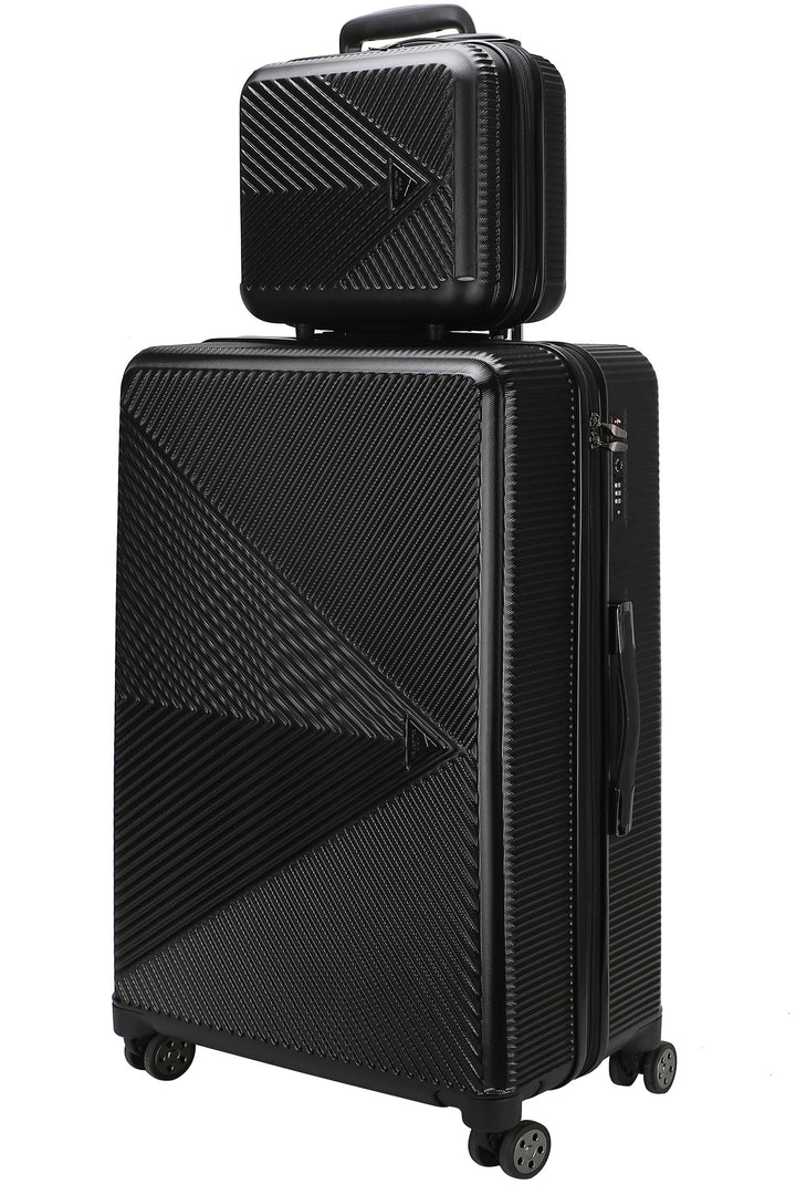 Rose Gold Mkf Felicity Carry On And Cosmetic Case By Mia K