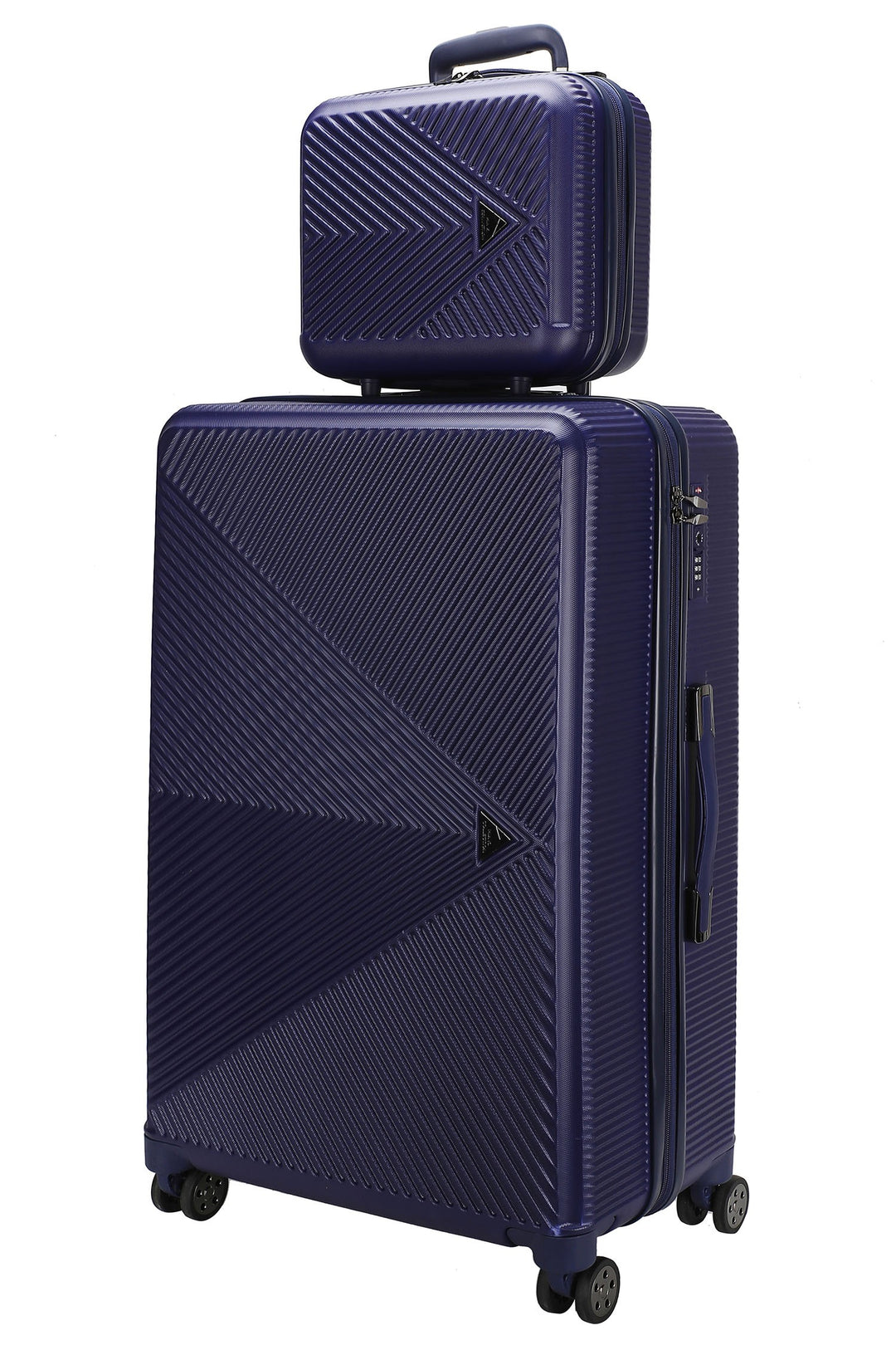 Silver Mkf Felicity Carry On And Cosmetic Case By Mia K