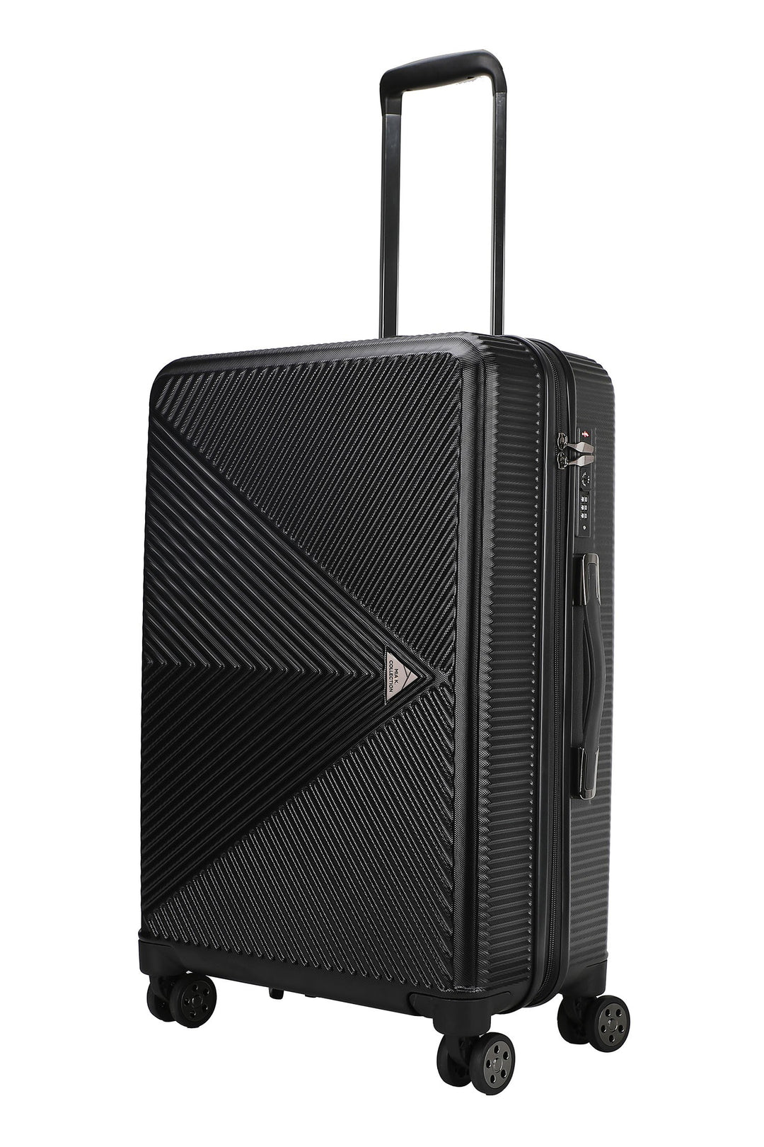 Silver Mkf Felicity Large Hardside Spinner By Mia K