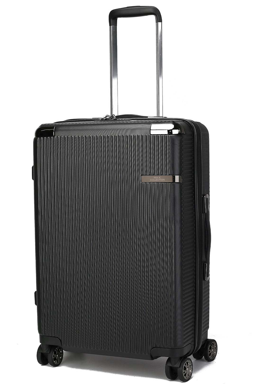 Navy Mkf Tulum 22 5 Check In Spinner By Mia K