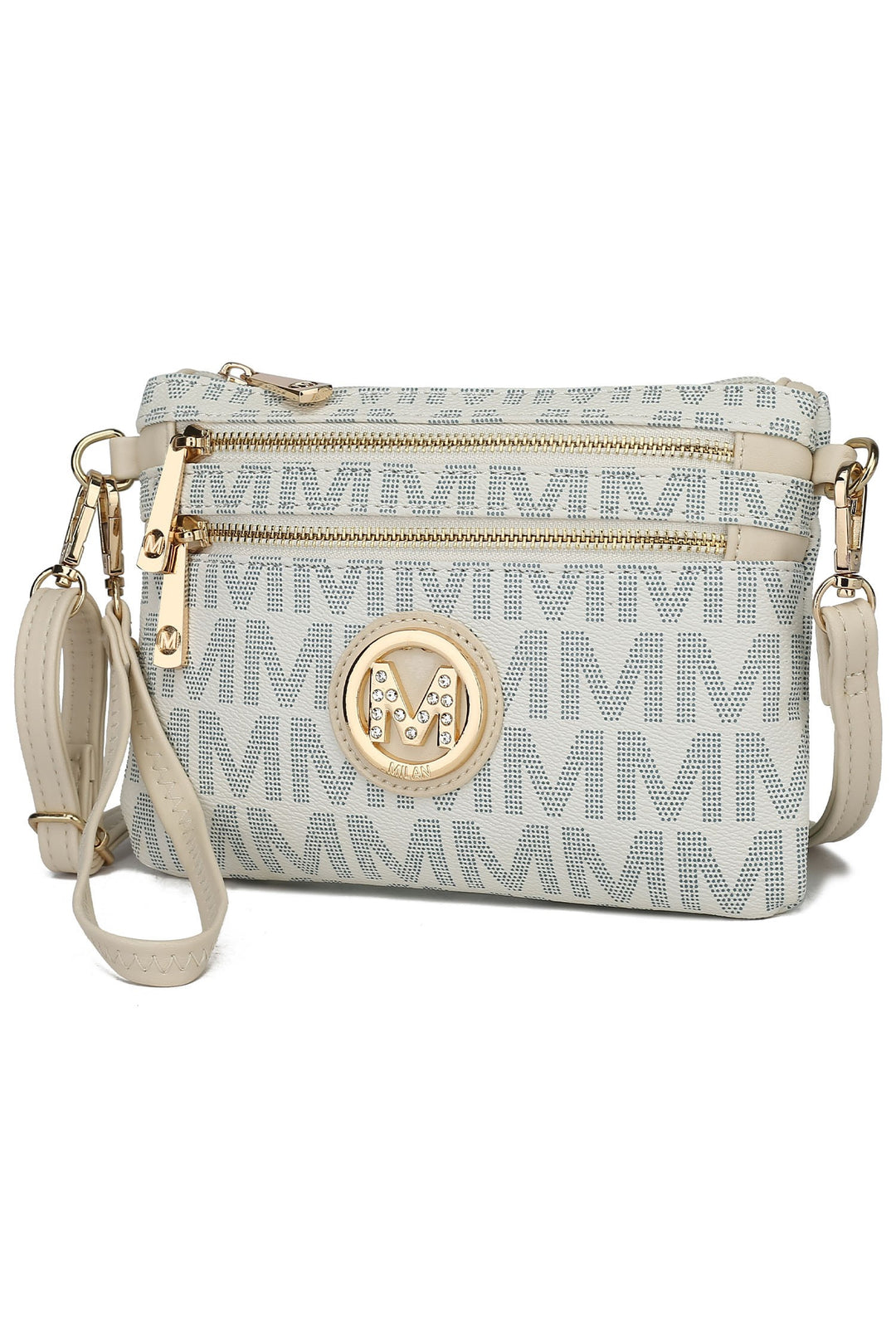 Mkf Geneve Signature Crossbody Wristlet By Mia K