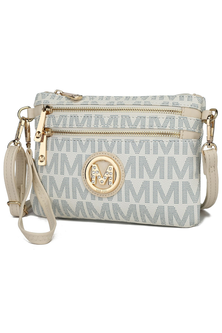 Mkf Geneve Signature Crossbody Wristlet By Mia K