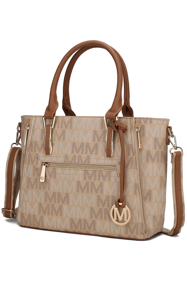 Black Mkf Collection Siena M Signature Handbag By Mia K