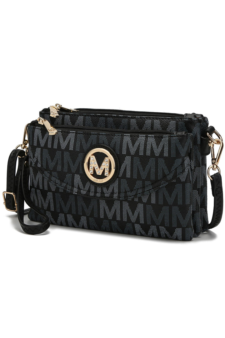 Burgundy Mkf Ishani Five Crossbody Bag By Mia K