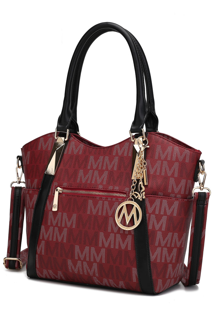 Tan Mkf Jeneece M Signature Tote Bag By Mia K