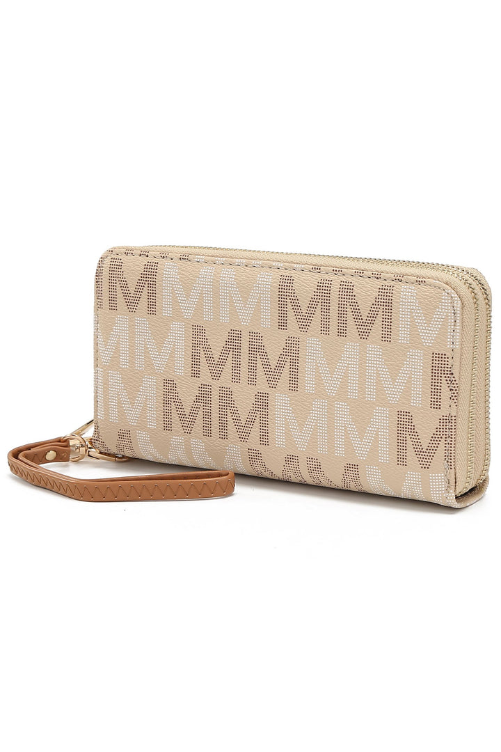 Black Mkf Hofstra M Signature Wallet Wristlet By Mia K