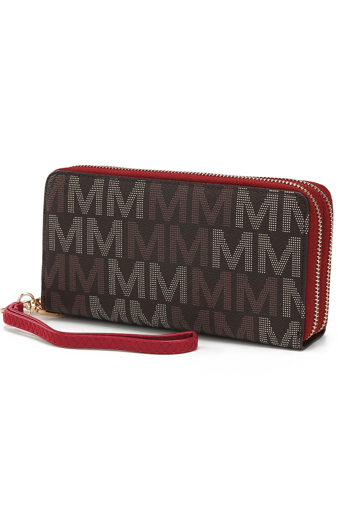 Tan Mkf Hofstra M Signature Wallet Wristlet By Mia K