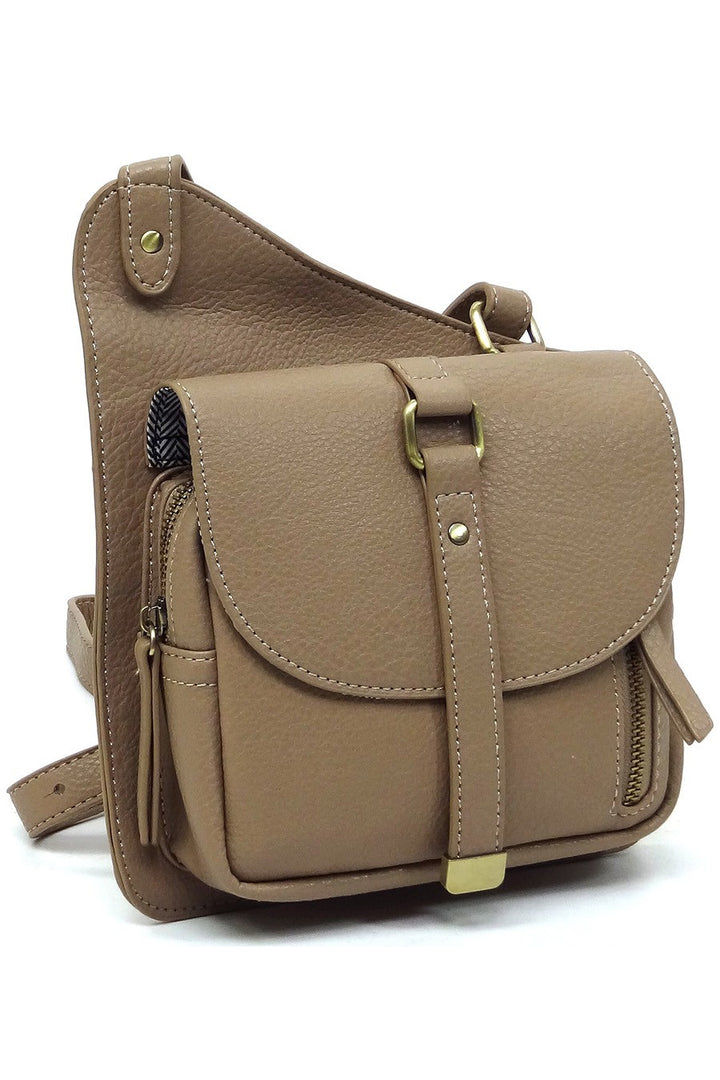 Black Fashion Flat Crossbody Bag