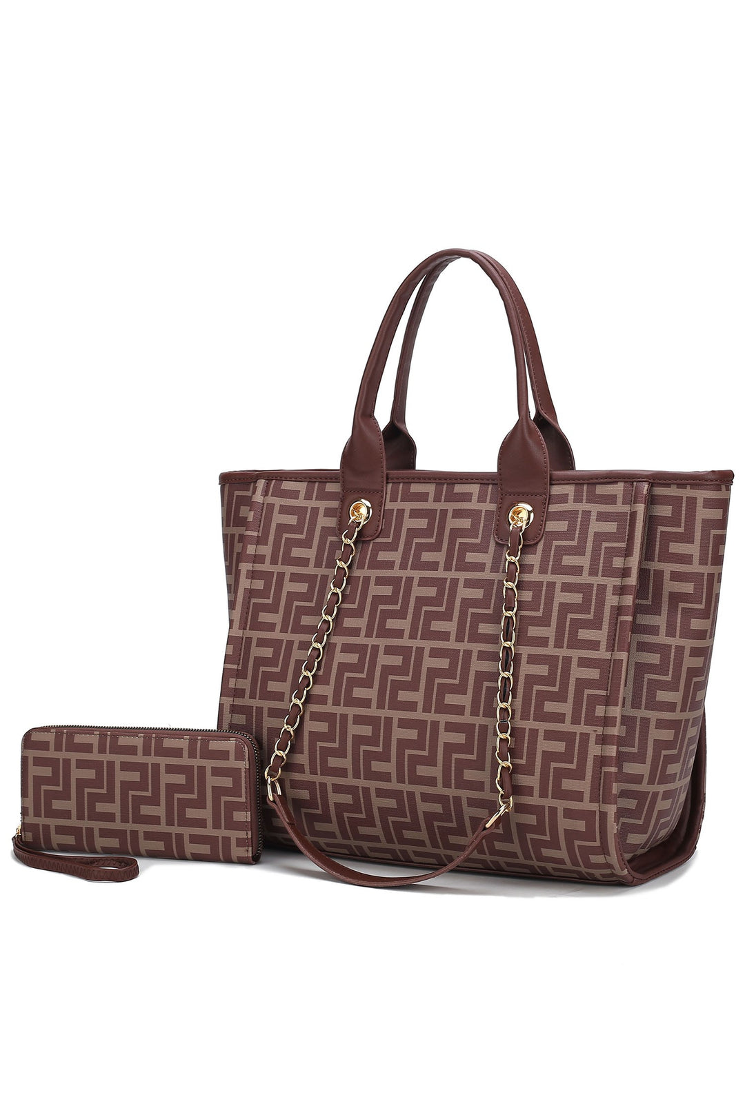 Purple Mkf Marlene Women Tote Bag With Wallet By Mia K