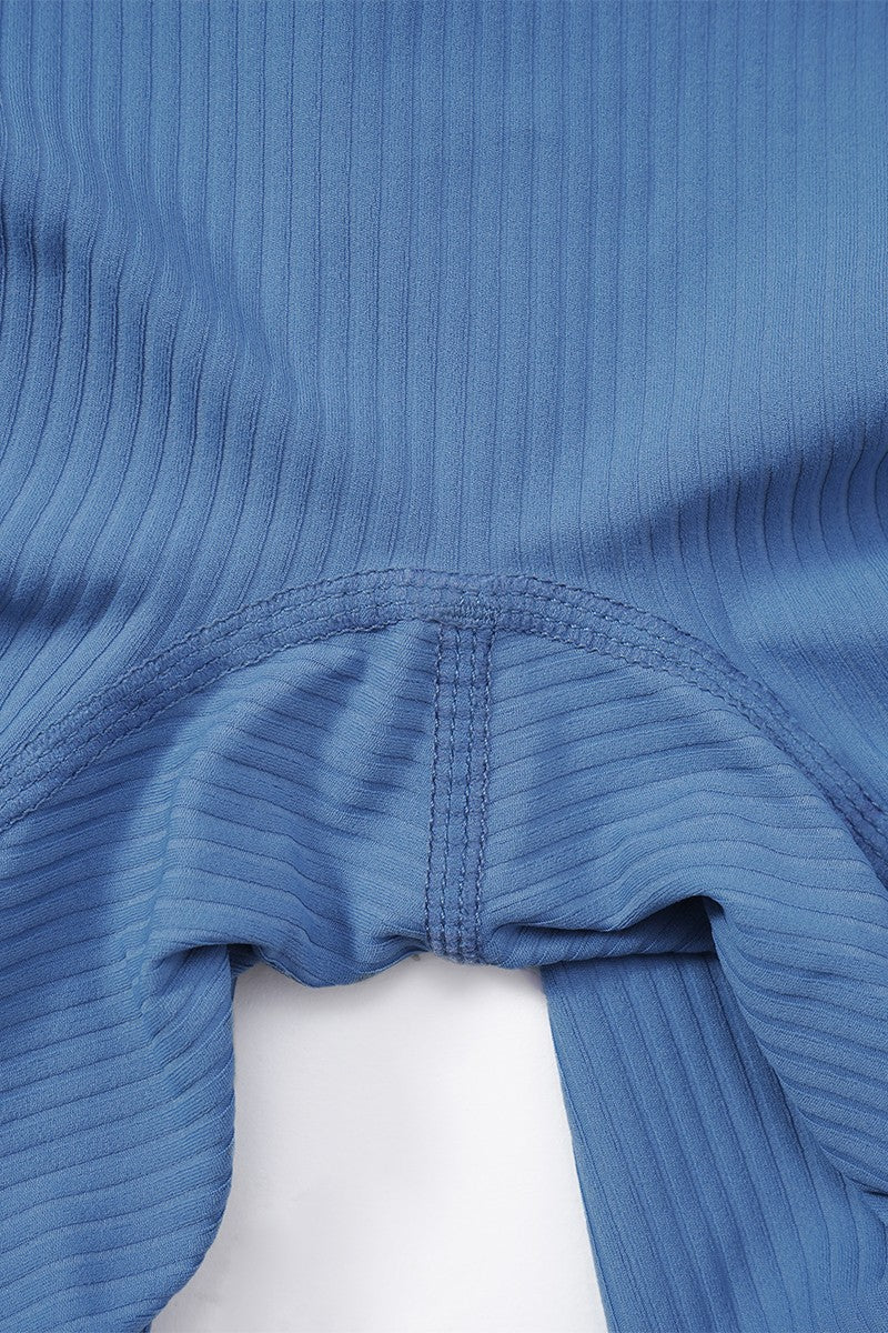 Oblique One Shoulder Exercise Fitness Bodysuits