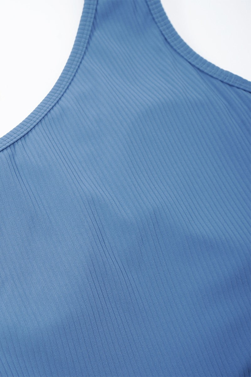 Oblique One Shoulder Exercise Fitness Bodysuits