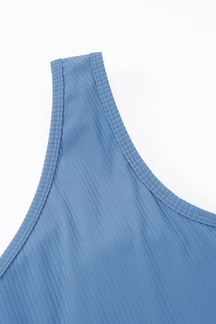 Oblique One Shoulder Exercise Fitness Bodysuits