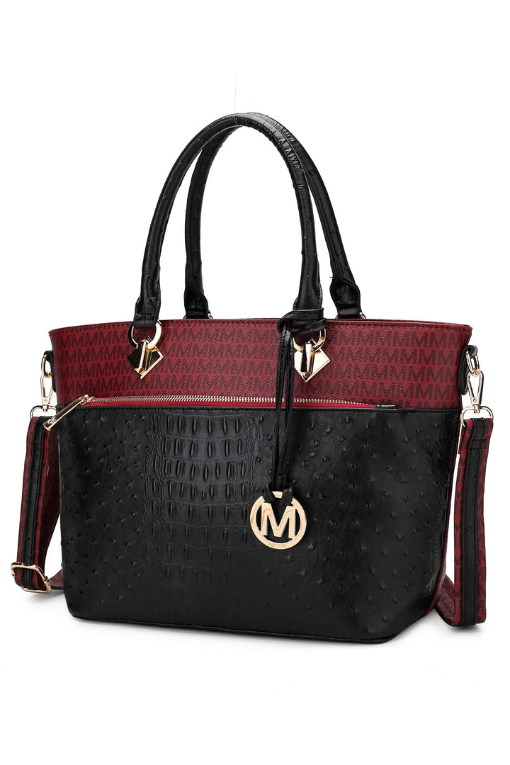 Chocolate Mkf Grace Women Tote Bag By Mia K