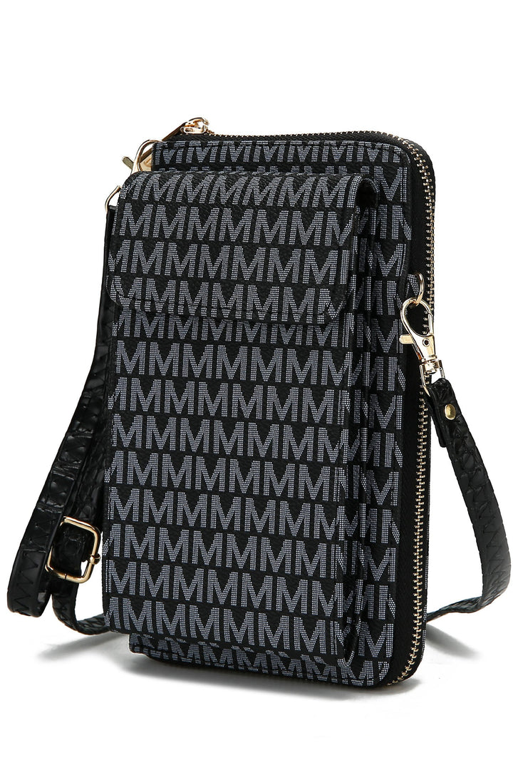 Burgundy Mkf Mala Phone Wallet Crossbody Bag By Mia K