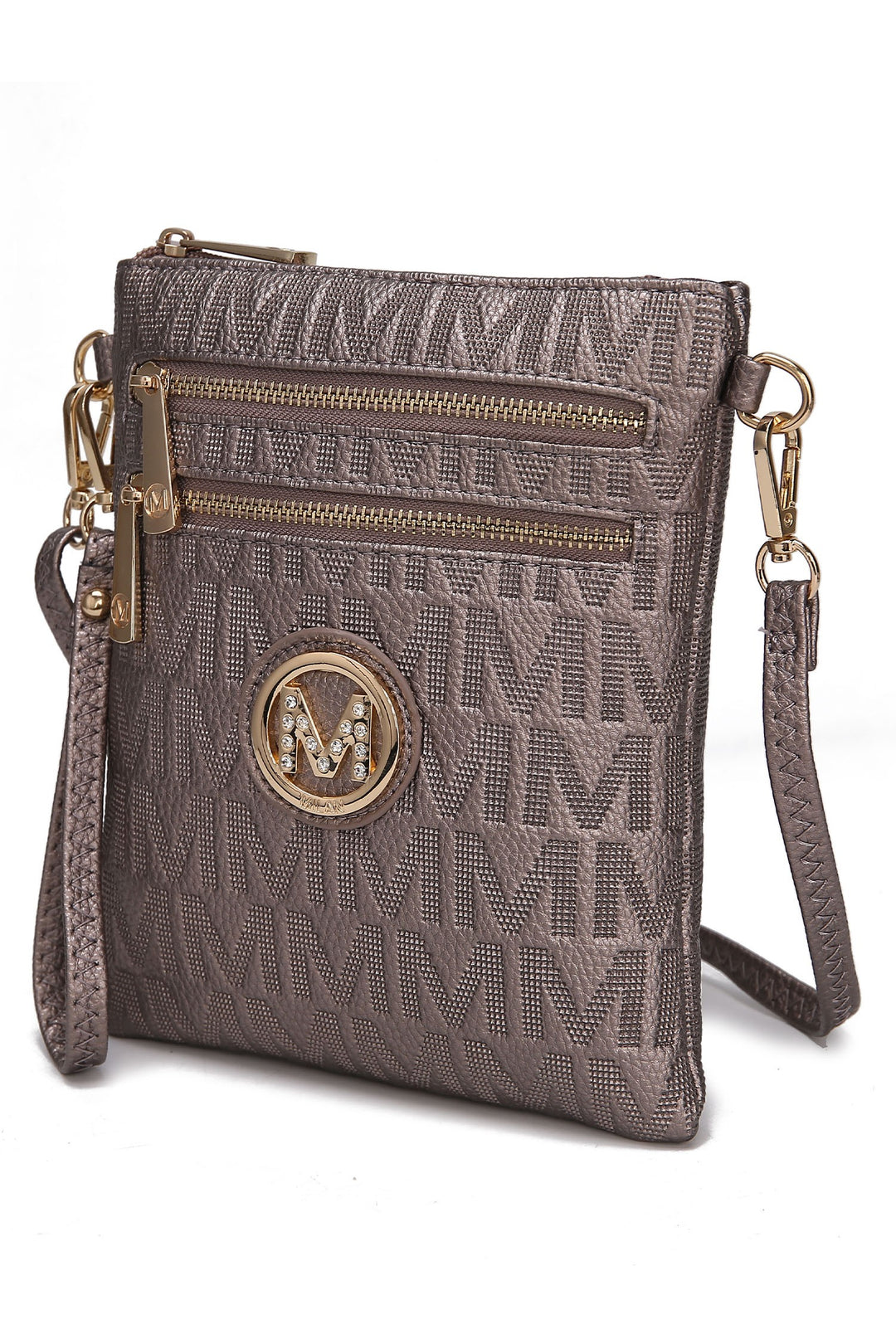 Rose Pink Mkf Andrea Milan M Signature Crossbody By Mia K