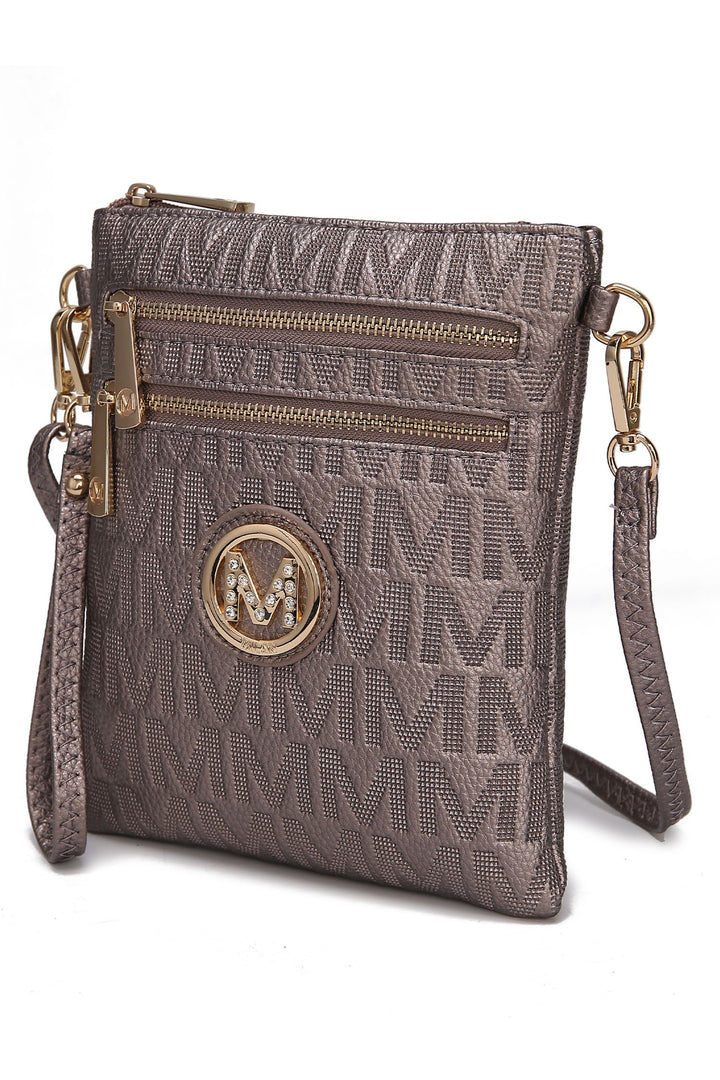 Rose Pink Mkf Andrea Milan M Signature Crossbody By Mia K