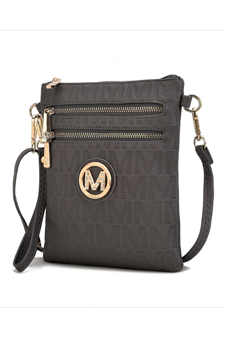 Navy Mkf Andrea Milan M Signature Crossbody By Mia K