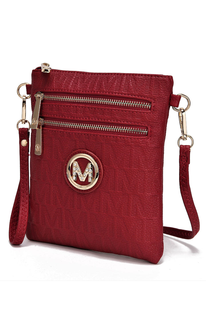 Tan Mkf Andrea Milan M Signature Crossbody By Mia K
